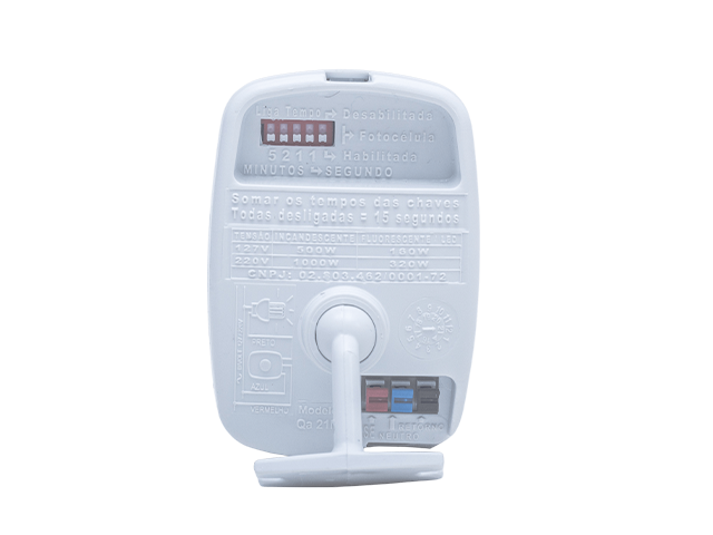 Sensor de Presença QA21M com Fotocélula 180° Qualitronix